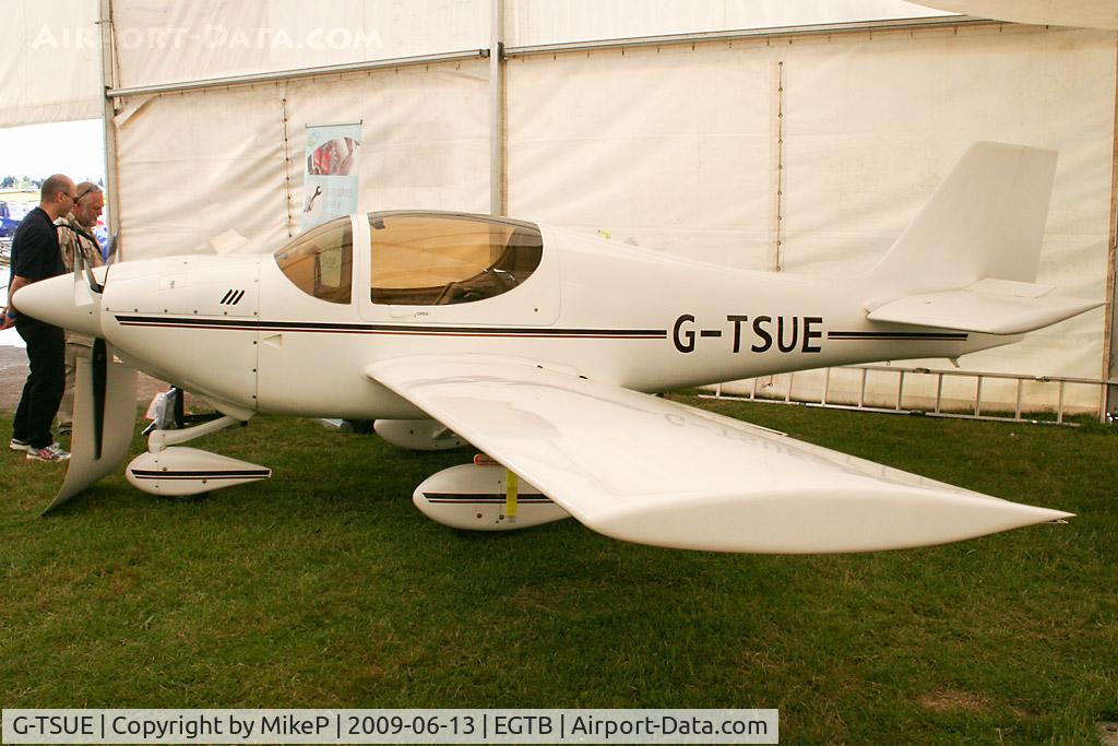 G-TSUE, 2005 Europa Tri Gear C/N PFA 247-12612, Exhibitor at Aero Expo 2009.