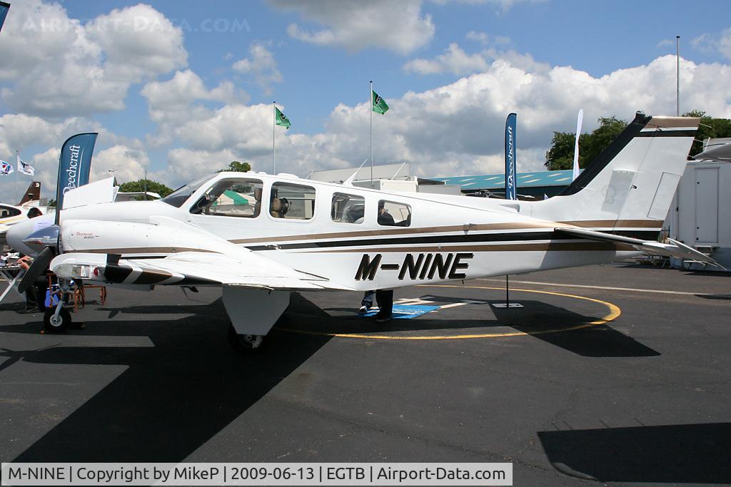 M-NINE, 2007 Beechcraft G58 C/N TH-2203, Exhibitor at Aero Expo 2009.