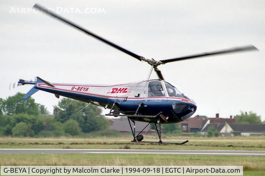 G-BEYA, 1977 Enstrom 280C Shark C/N 1104, Enstrom 280C at Cranfield's Air Show and Helifest in 1994.