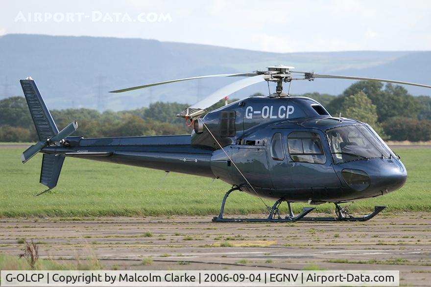 G-OLCP, 1994 Eurocopter AS-355N Ecureuil 2 C/N 5580, Eurocopter AS-355N Ecureil ll at Durham Tees valley Airport.