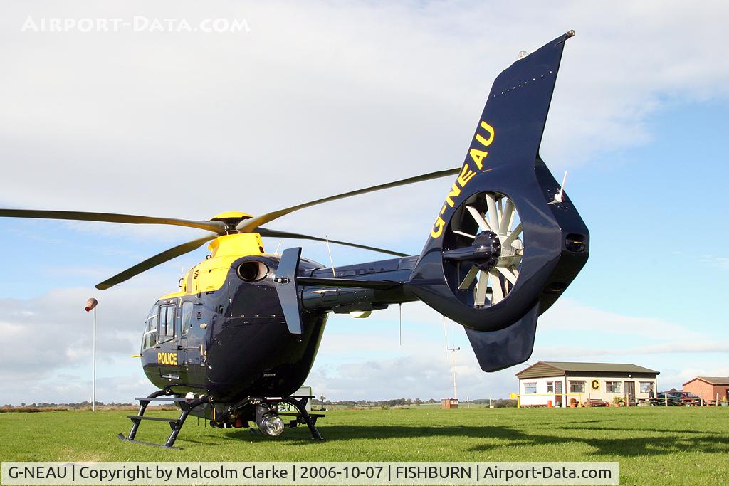 G-NEAU, 2004 Eurocopter EC-135T-2 C/N 0333, Eurocopter EC-135T-2 at Fishburn Airfield in 2004. (Northumbria Police Authority).