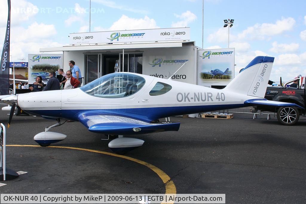 OK-NUR 40, Roko Aero NG4 UL C/N 004/2008, Exhibitor at Aero Expo 2009.