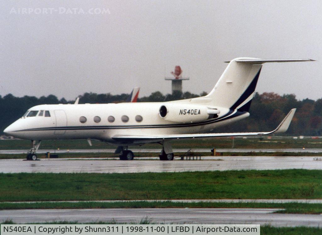 N540EA, 1975 Grumman G-1159 Gulfstream II C/N 174, Parked at the General Aviation area...