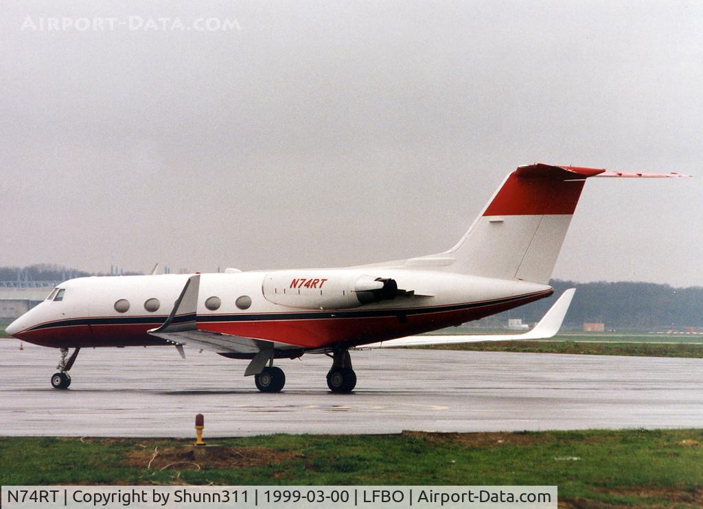 N74RT, 1978 Grumman G-1159 Gulfstream II C/N 219, Parked at the General Aviation area...