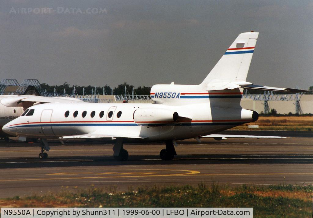 N9550A, 1997 Dassault Falcon 50 C/N 265, Parked at the General Aviation area...