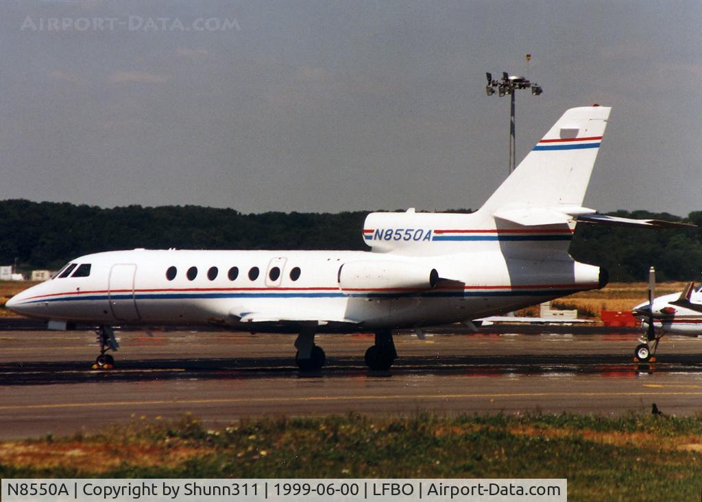 N8550A, 1997 Dassault Falcon 50EX C/N 263, Parked at the General Aviation area...