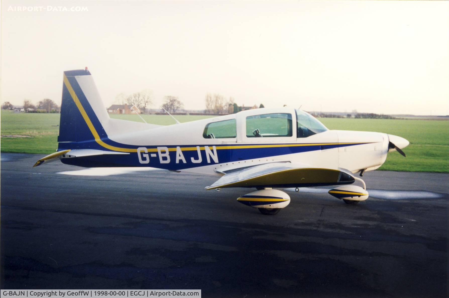 G-BAJN, 1972 American Aviation AA-5 Traveler C/N AA5-0259, AA5 Traveler at Sherburn