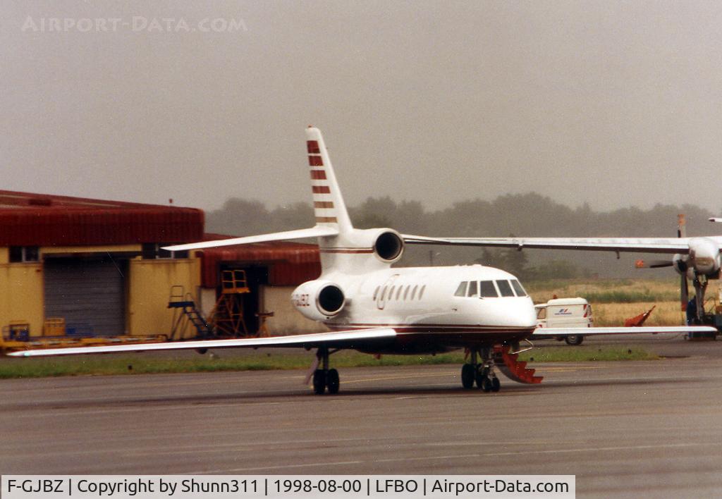 F-GJBZ, 1996 Dassault Falcon 50EX C/N 269, Parked at the General Aviation area...