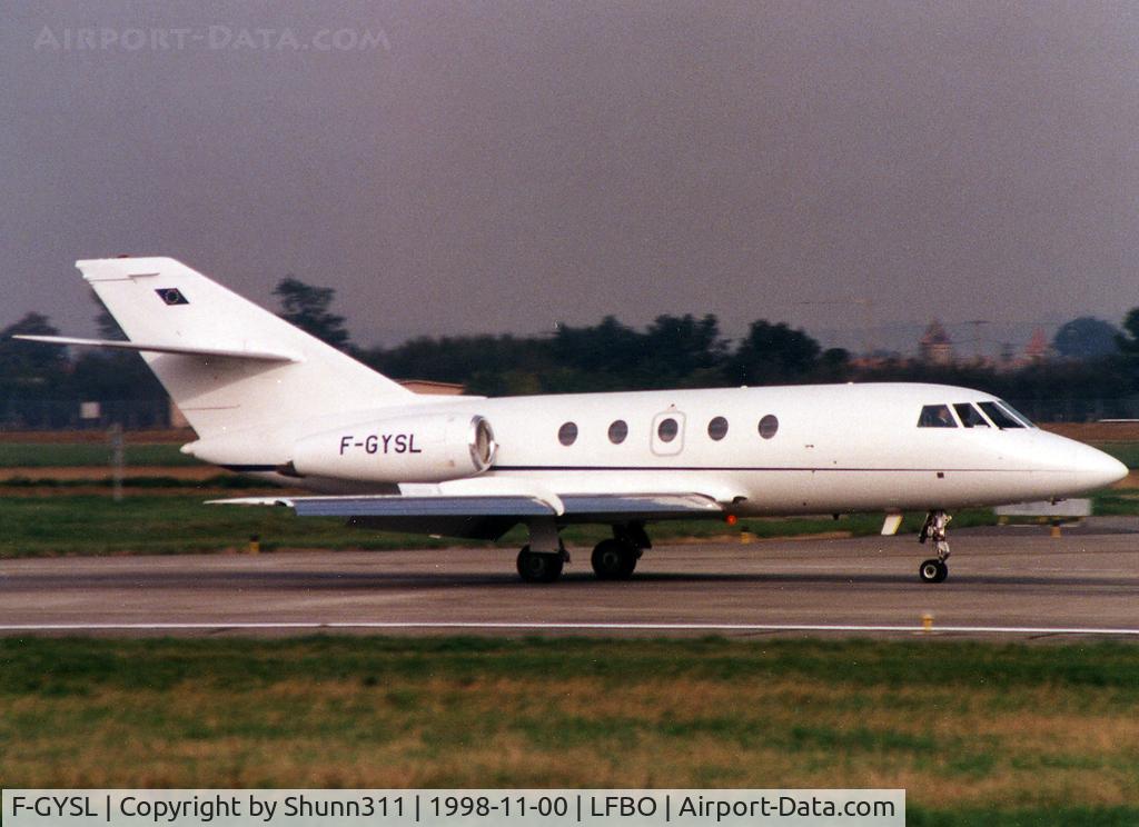 F-GYSL, Dassault Falcon (Mystere) 20F C/N 341, Landing rwy 15R