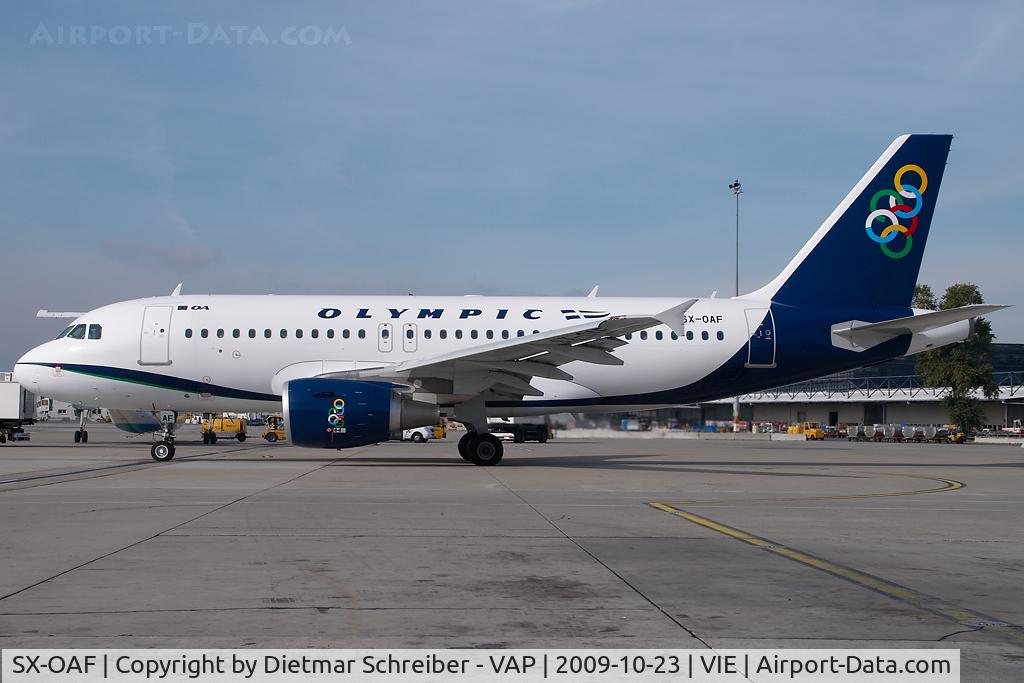 SX-OAF, 2009 Airbus A319-112 C/N 3895, Olympic Airbus 319