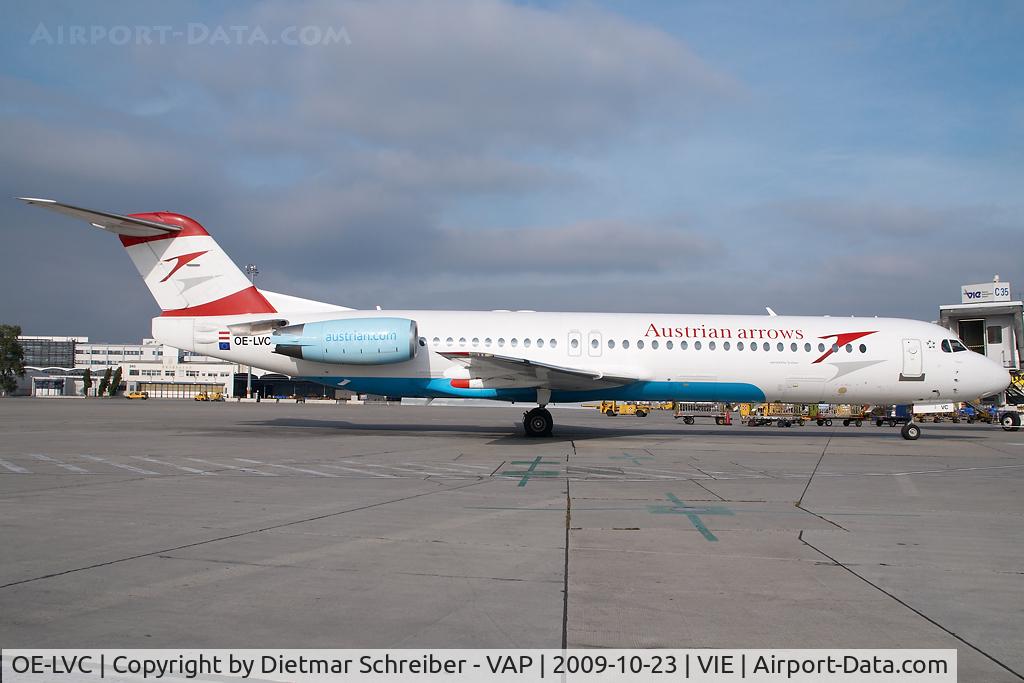 OE-LVC, 1993 Fokker 100 (F-28-0100) C/N 11446, Austrian Arrows Fokker 100