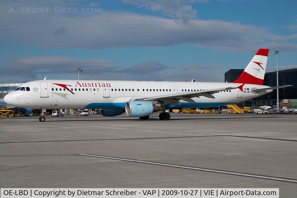 OE-LBD, 1998 Airbus A321-211 C/N 920, Austrian Airlines Airbus A321