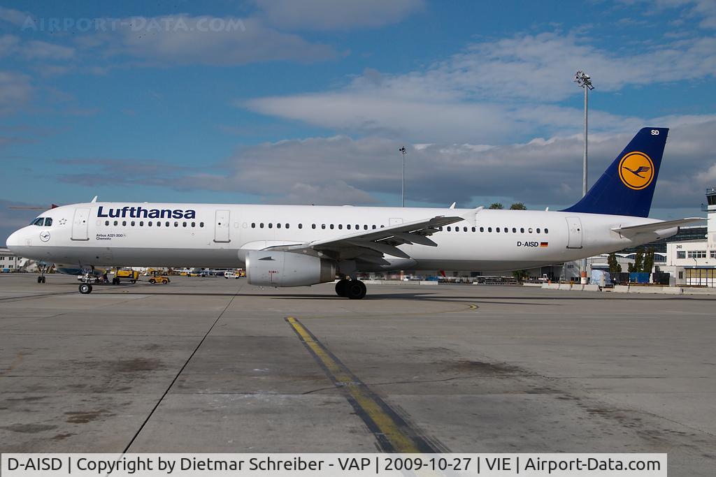 D-AISD, 2000 Airbus A321-231 C/N 1188, Lufthansa Airbus 321