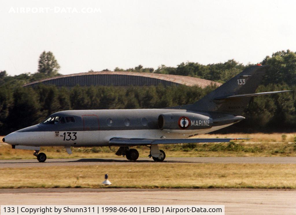 133, 1978 Dassault Falcon 10MER C/N 133, Arriving from flight and taxiing to the General Aviation area...