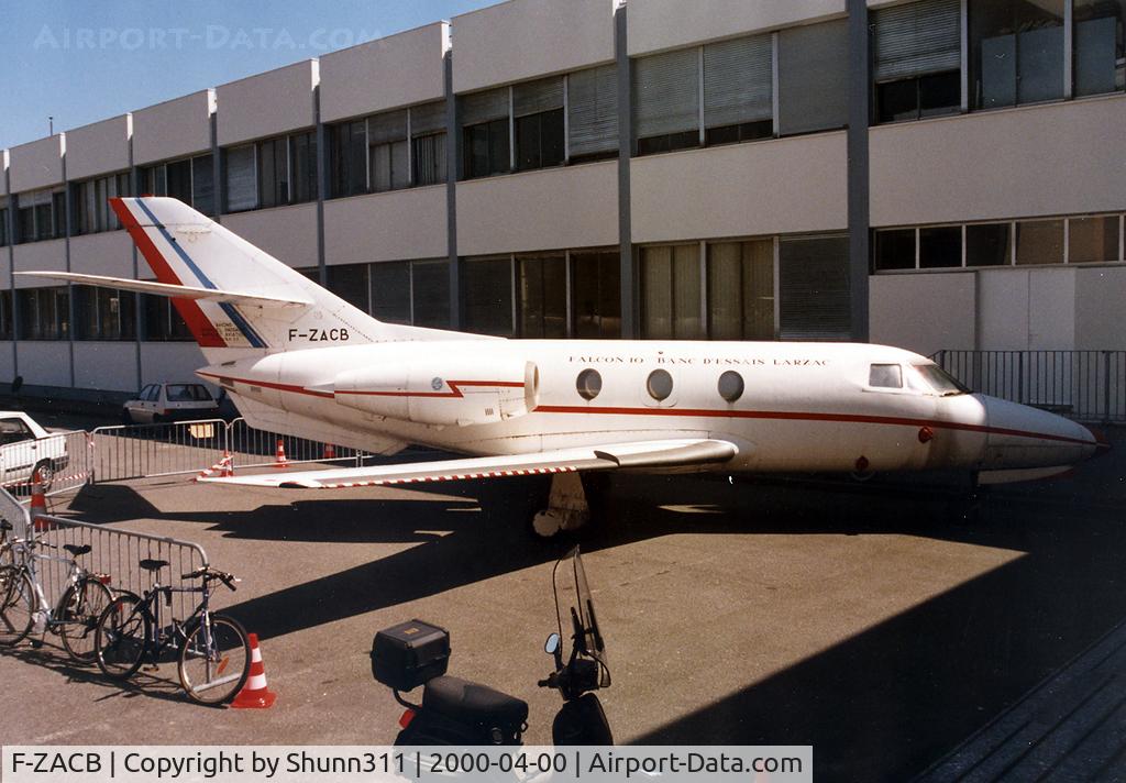 F-ZACB, Dassault Falcon 10 C/N 02, Was preserved into SUPEARO School in Toulouse Town...