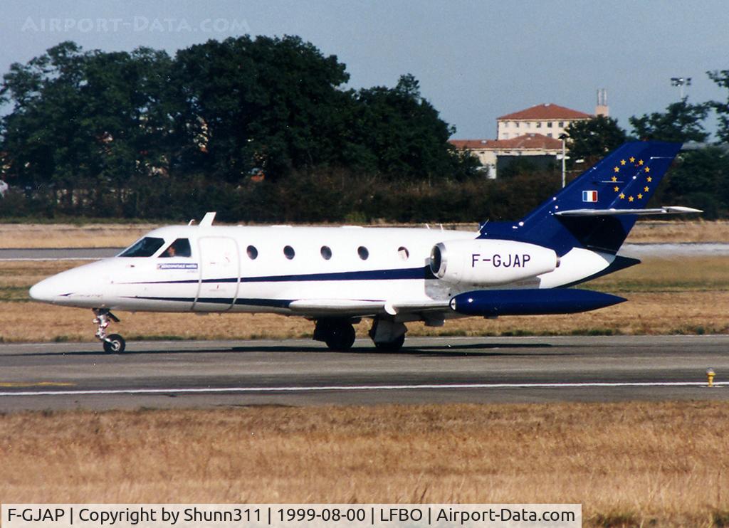 F-GJAP, Aerospatiale SN-601 Corvette 100 C/N 31, Arriving rwy 33L in 'Aerospatiale/Matra' c/s