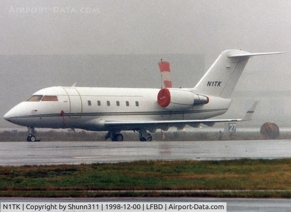N1TK, 1988 Canadair Challenger 601-3A (CL-600-2B16) C/N 5025, Parked at the General Aviation area...