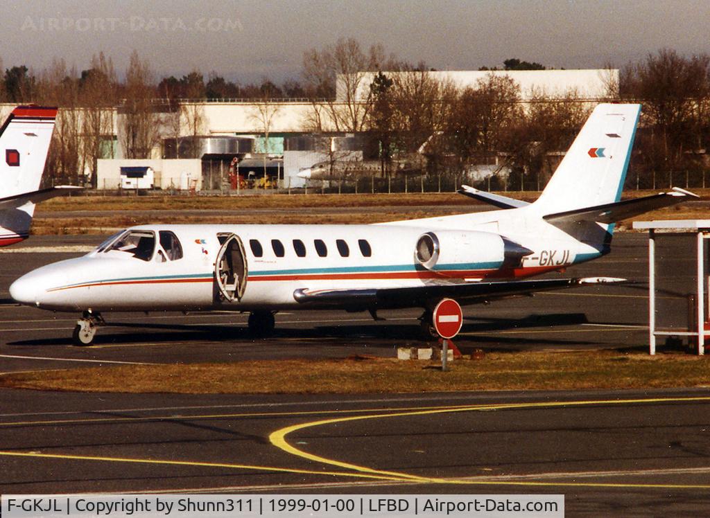 F-GKJL, Cessna 560 Citation V C/N 560-0093, Parked at the General Aviation area...