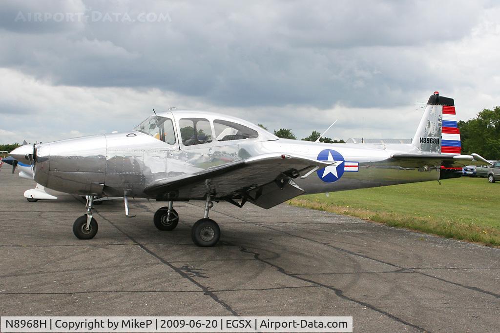 N8968H, 1947 North American Navion (NA-145) C/N NAV-4-968, Veteran Navion at the 2009 Air Britain fly-in.