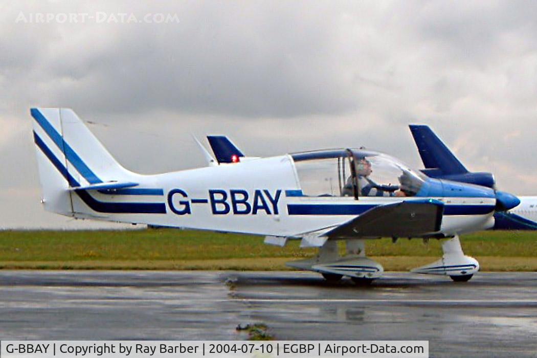 G-BBAY, 1973 Robin DR-400-140 Major C/N 841, Robin DR.400/140 Major [841] Kemble~G 10/07/2004. Seen at the PFA Fly in 2004 Kemble UK.