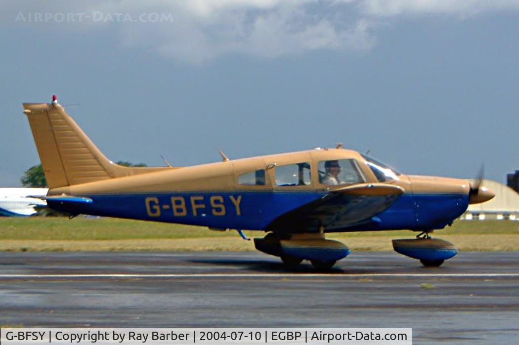G-BFSY, 1977 Piper PA-28-181 Cherokee Archer II C/N 28-7890200, Piper PA-28-181 Archer II [28-7890200] Kemble~G 10/07/2004. Seen at the PFA Fly in 2004 Kemble UK.