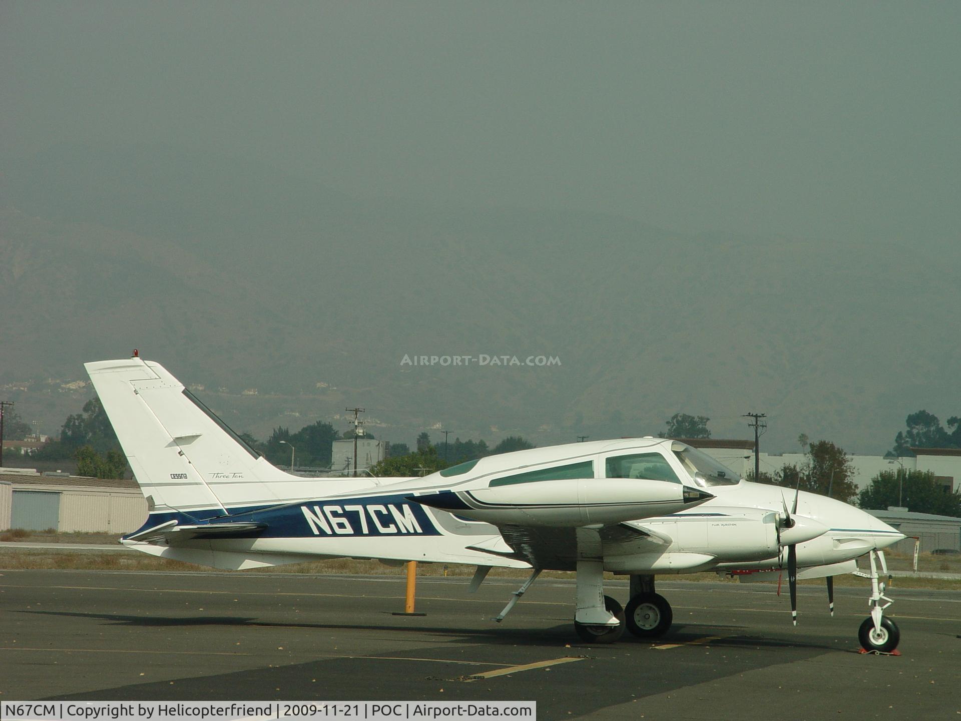 N67CM, 1973 Cessna 310Q C/N 310Q0977, Parked in Transient Parking at Brackett