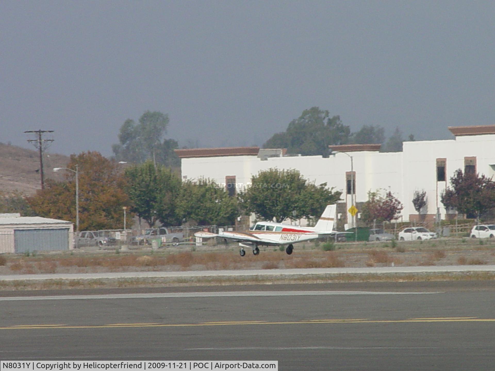 N8031Y, 1966 Piper PA-30 Twin Comanche C/N 30-1140, In the air from 26R and wheels starting to come up