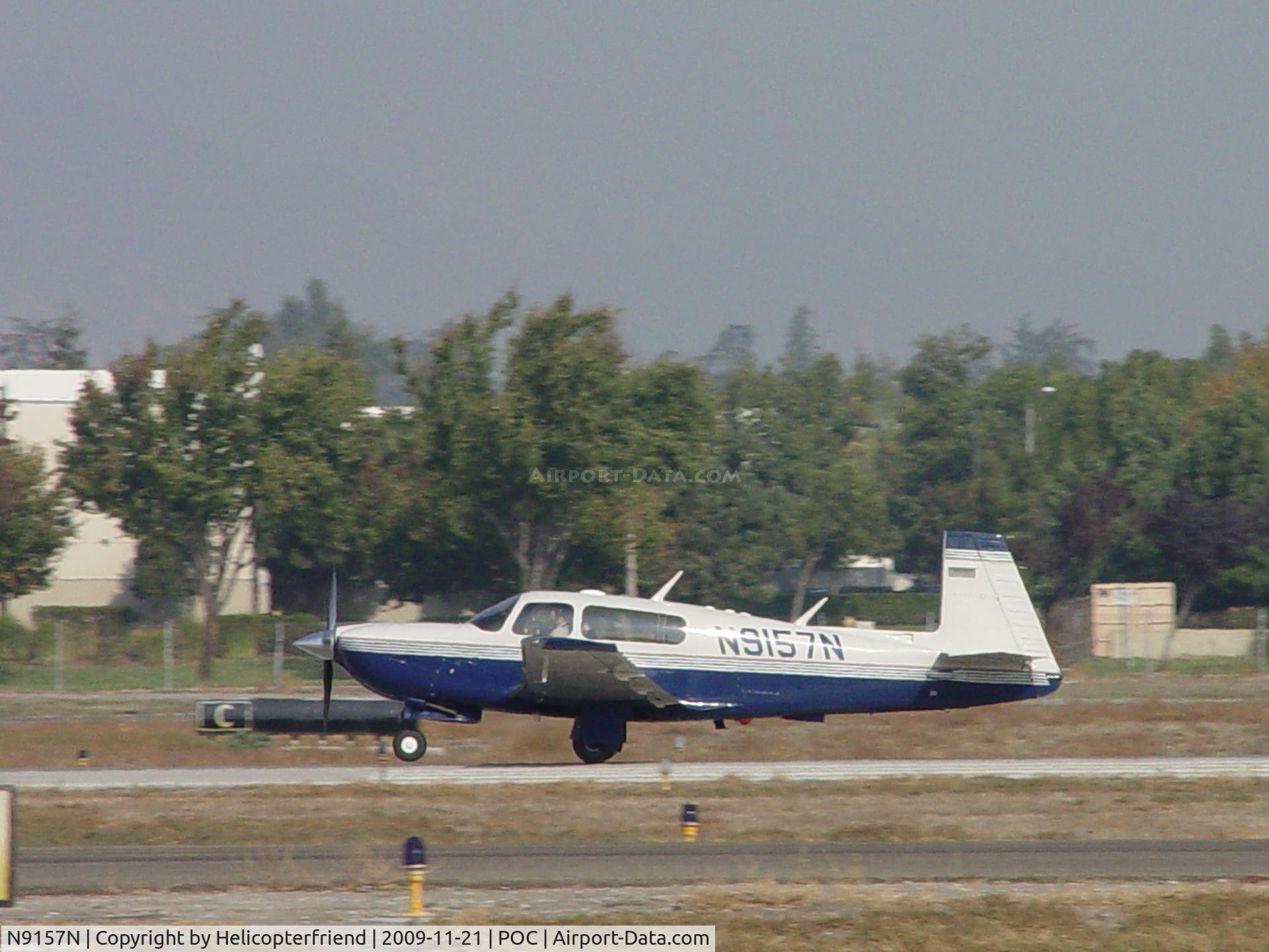 N9157N, 1996 Mooney M20R Ovation C/N 29-0096, Going airbourne 26L