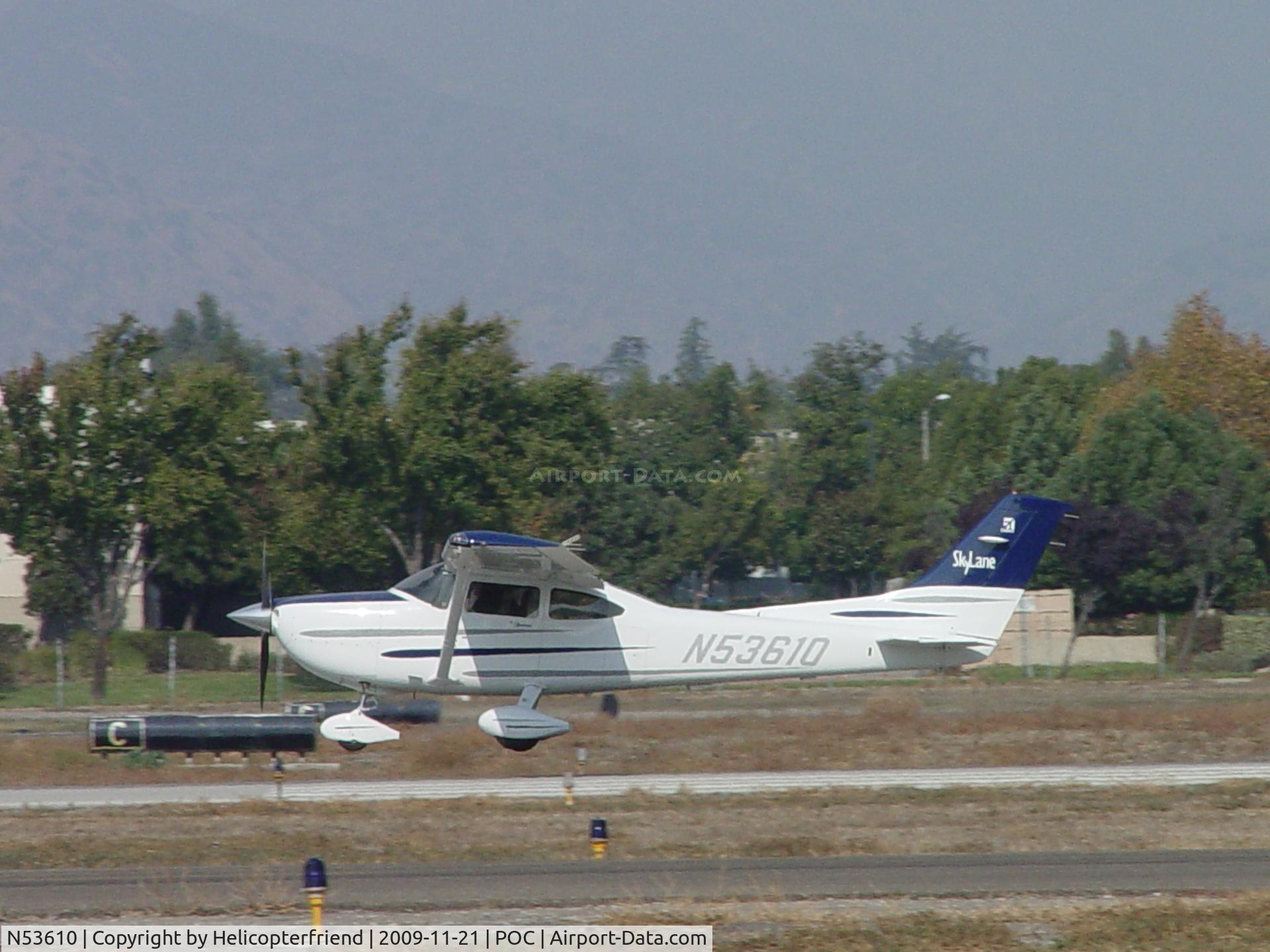 N53610, 2003 Cessna 182T Skylane C/N 18281223, Lifting off westbound from 26L