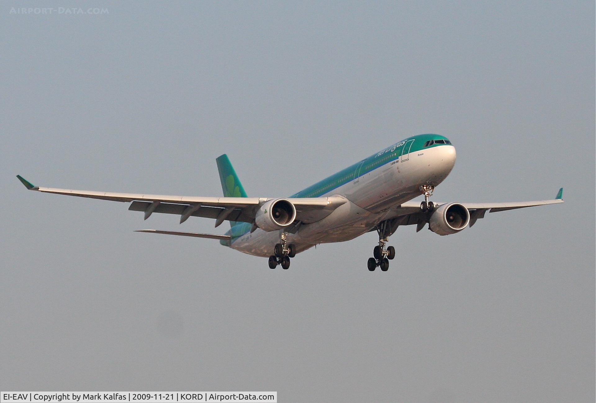 EI-EAV, 2009 Airbus A330-302 C/N 985, Aer Lingus A330-302 