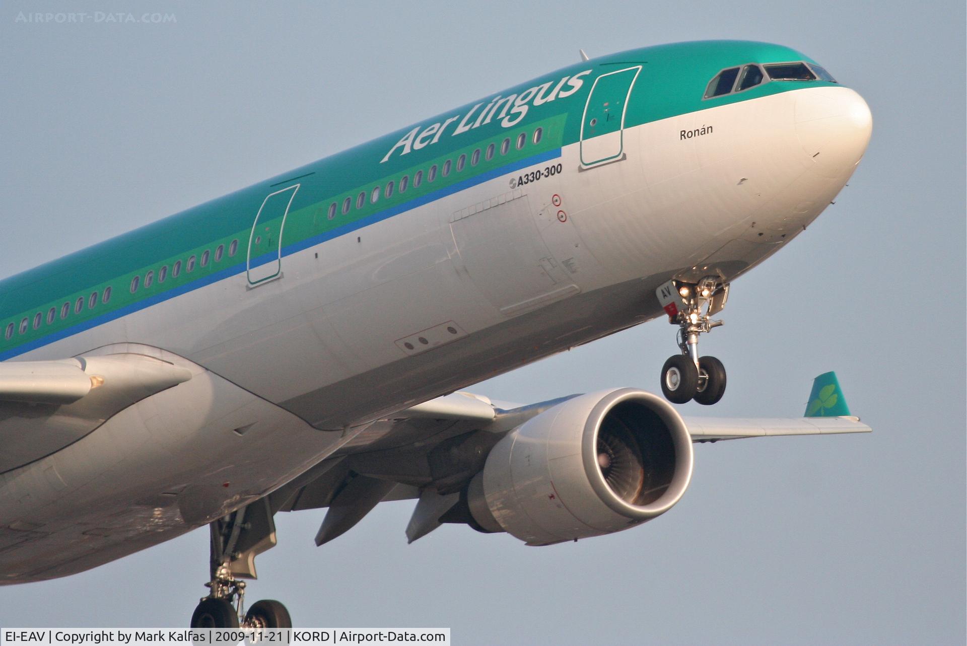EI-EAV, 2009 Airbus A330-302 C/N 985, Aer Lingus A330-302 