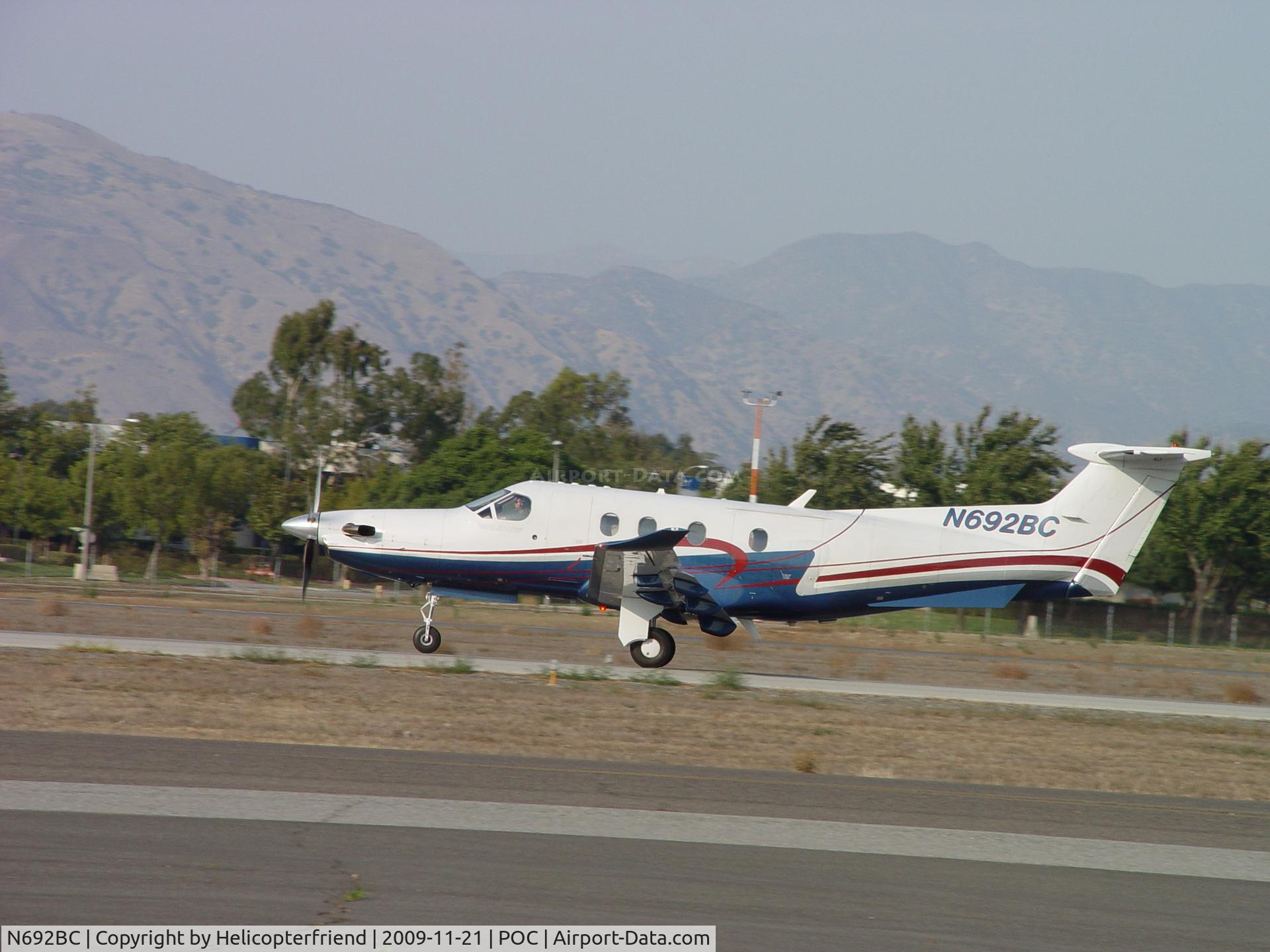 N692BC, 2006 Pilatus PC-12/47 C/N 692, Touched down 26L for touch-n-go