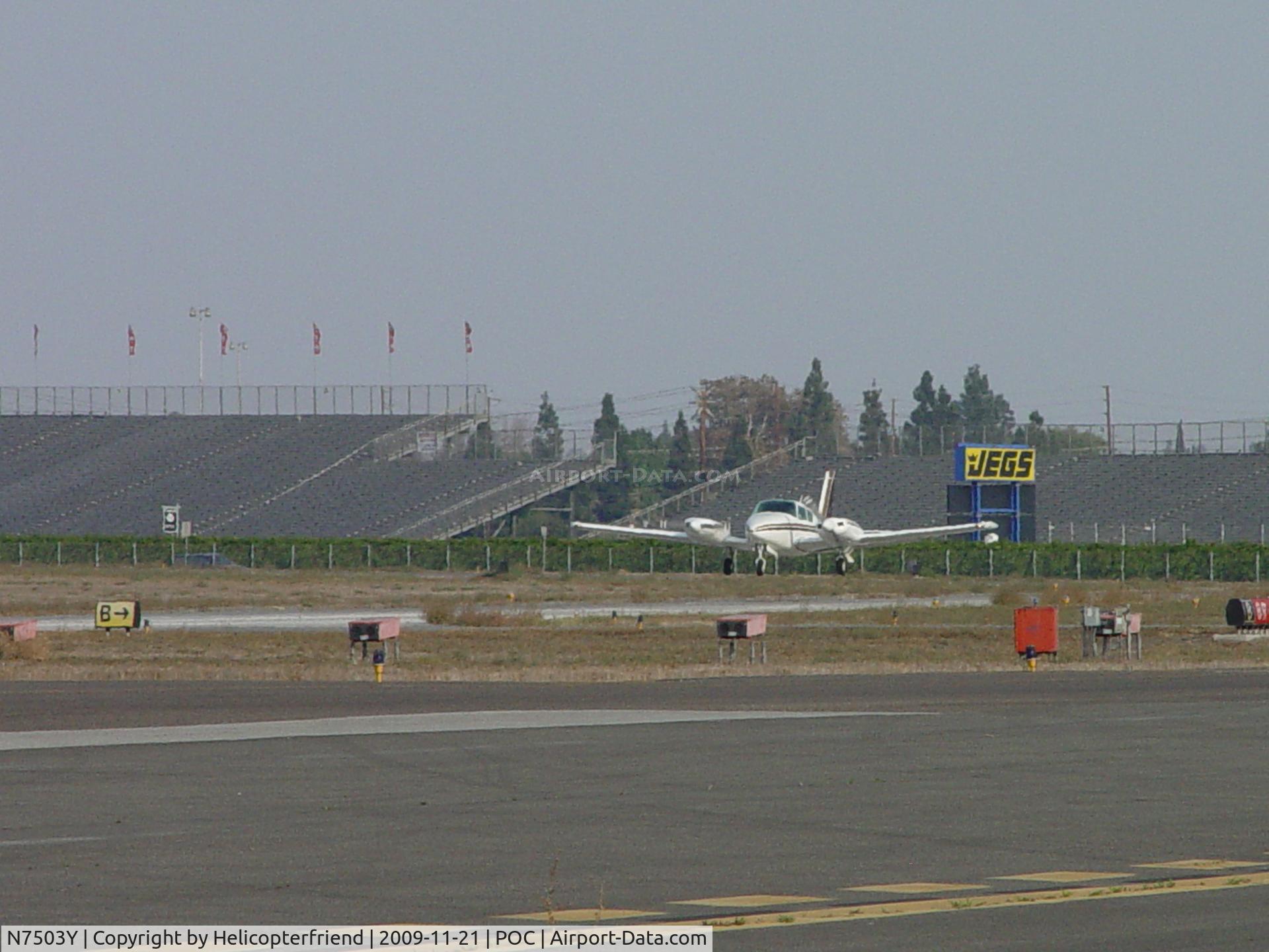 N7503Y, 1964 Piper PA-30 Twin Comanche C/N 30-565, Touching down on 26L for a touch-n-go