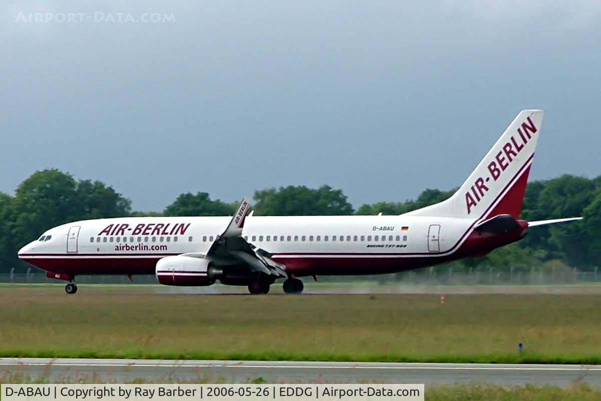 D-ABAU, 1999 Boeing 737-86J C/N 29121, Boeing 737-86J [29121] (Air Berlin) Munster/Osnabruck~D 25/05/2006. Seen landing.