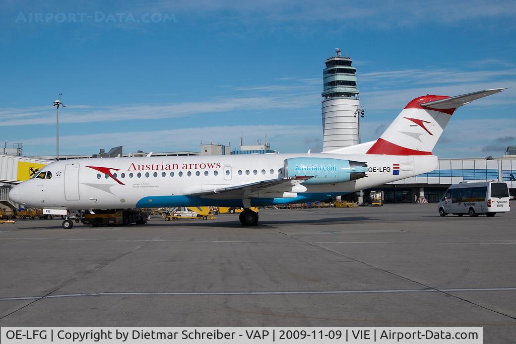 OE-LFG, 1995 Fokker 70 (F-28-0070) C/N 11549, Austrian Arrows Fokker 70