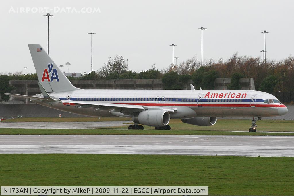 N173AN, 2002 Boeing 757-223 C/N 32399, About to depart for Chicago ORD after a first visit to MAN.