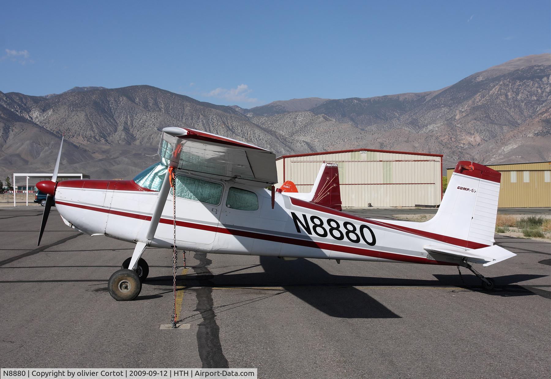 N8880, 1956 Cessna 172 C/N 28459, Alone in the morning, Hawthorne.