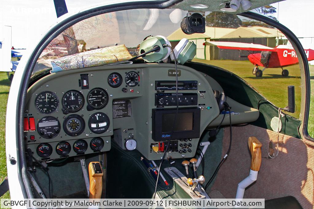G-BVGF, 1996 Europa Tri-Gear C/N PFA 247-12565, Europa at Fishburn Airfield, UK in 2009.