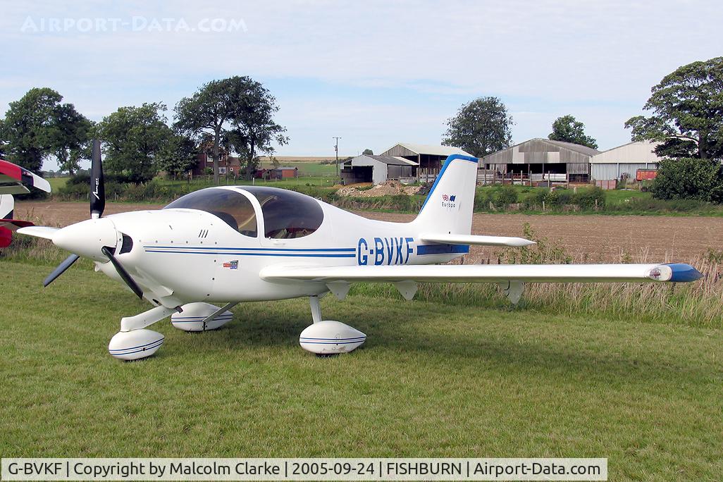 G-BVKF, 1996 Europa Tri-Gear C/N PFA 247-12638, Europa at Fishburn Airfield, UK in 2005.