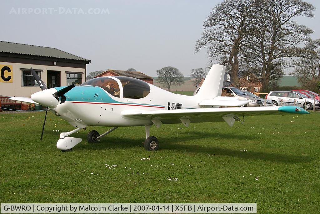 G-BWRO, 1997 Europa Tri-Gear C/N PFA 247-12849, Europa at Fishburn Airfield, UK in 2007.