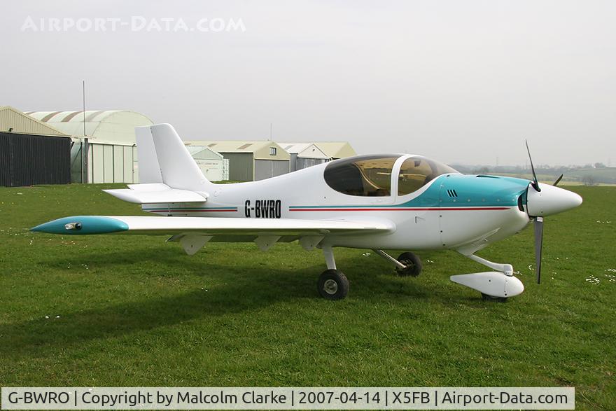 G-BWRO, 1997 Europa Tri-Gear C/N PFA 247-12849, Europa at Fishburn Airfield, UK in 2007.