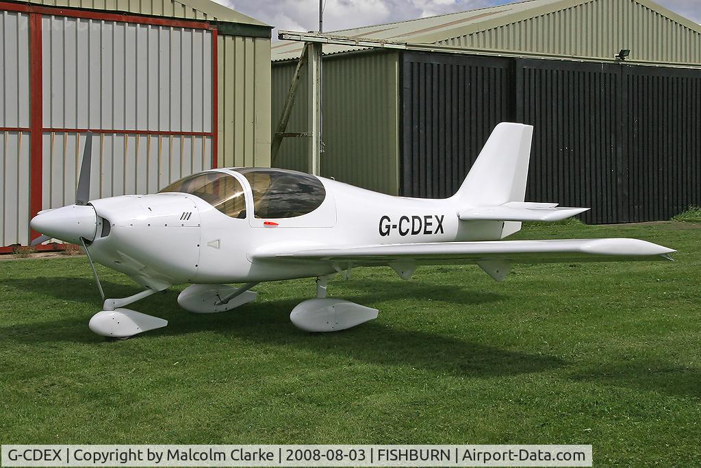 G-CDEX, 2004 Europa Tri Gear C/N PFA 247-12507, Europa at Fishburn Airfield, UK in 2008.