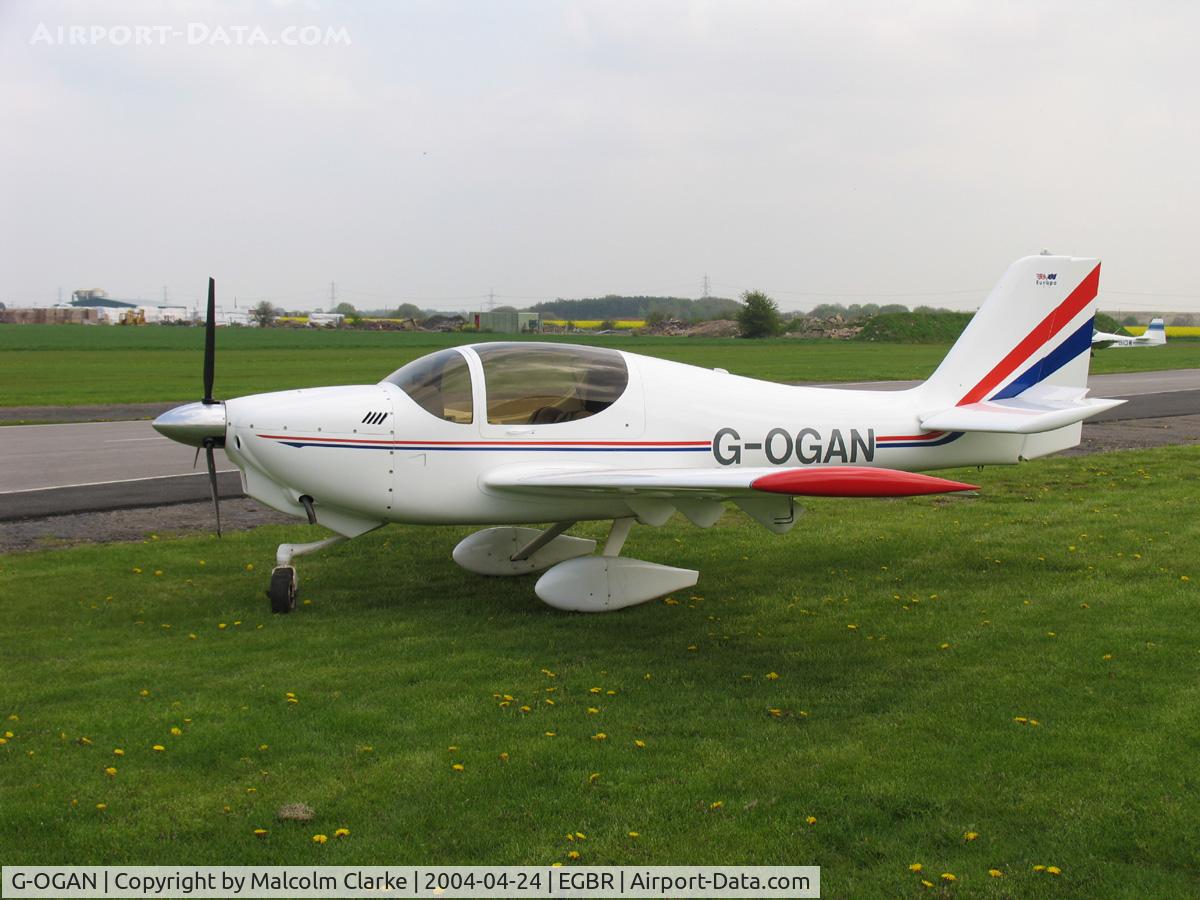 G-OGAN, 1999 Europa Tri Gear C/N PFA 247-12734, Europa at Breighton Airfield, UK.