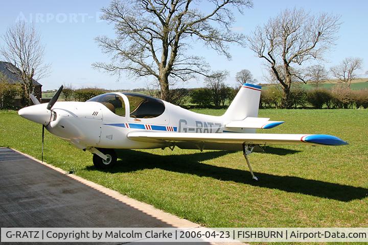 G-RATZ, 1997 Europa Monowheel C/N PFA 247-12582, Europa at Fishburn Airfield, UK in 2006.
