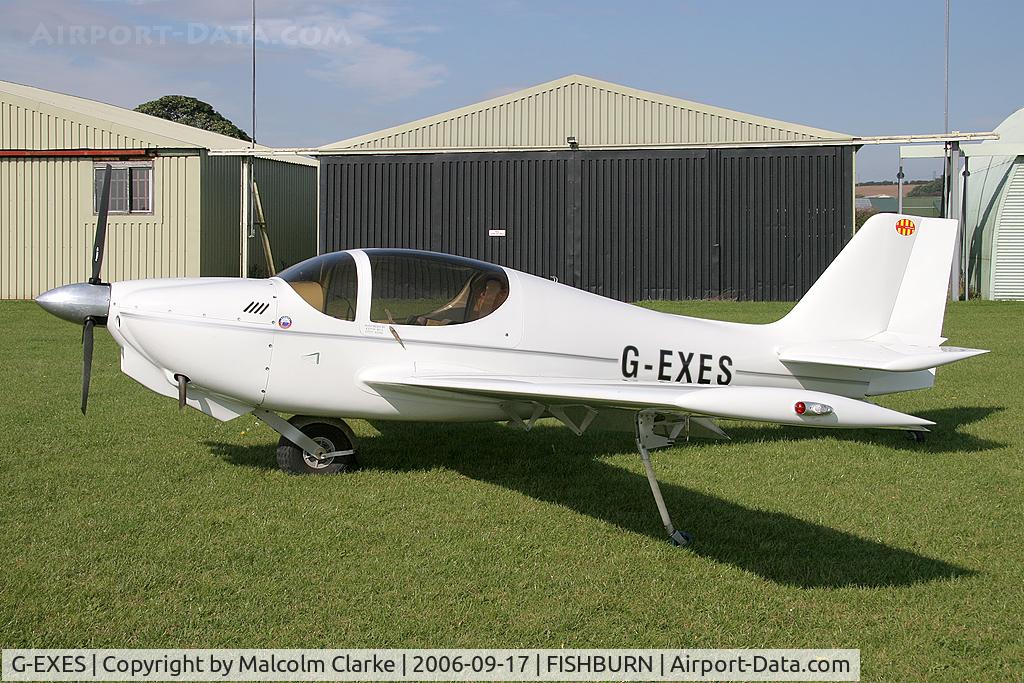 G-EXES, 2005 Europa XS Monowheel C/N PFA 247-13574, Europa XS at Fishburn Airfield, UK in 2006.