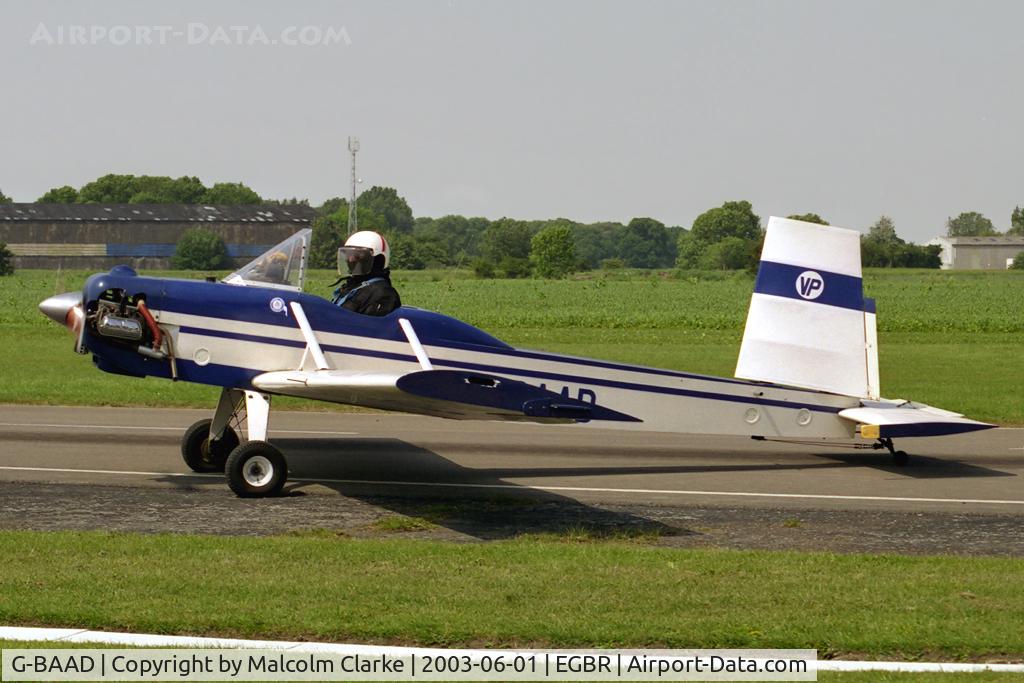 G-BAAD, 1973 Evans VP-1 Volksplane C/N PFA 1540, Evans VP-1 at Breighton Airfield, UK.