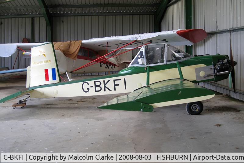 G-BKFI, 1985 Evans VP-1 Series 2 Volksplane C/N PFA 062-10491, Evans VP-1 Srs 2 at Fishburn Airfield, UK in 2008.