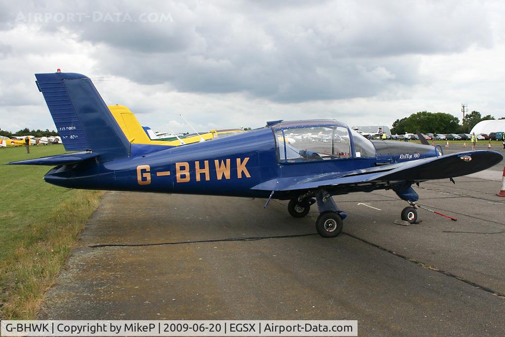 G-BHWK, 1967 Morane-Saulnier MS-880B Rallye Club C/N 870, Visitor to the 2009 Air Britain fly-in.
