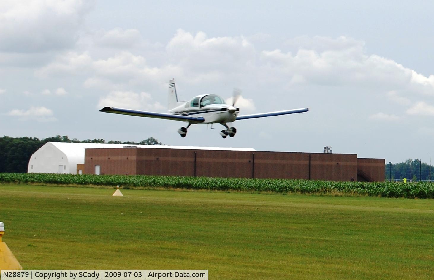 N28879, 1978 Grumman American AA-5B Tiger C/N AA5B0877, Canopy open