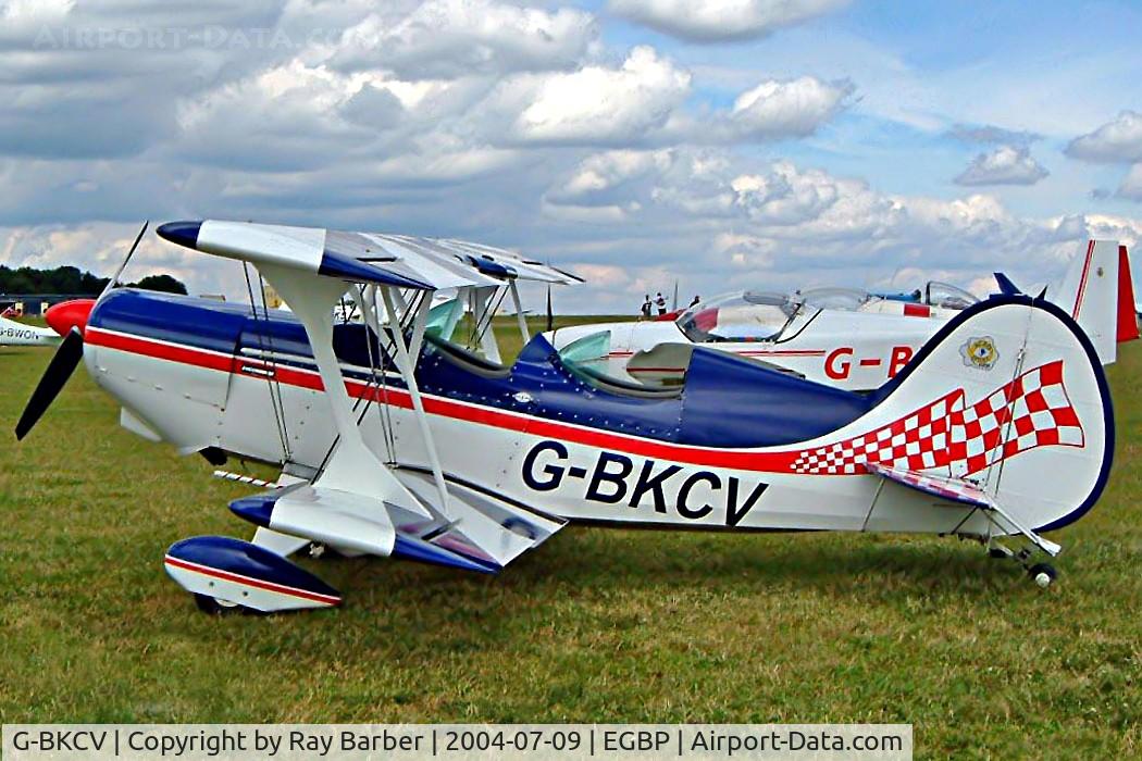 G-BKCV, 1990 EAA Acro Sport II C/N PFA 072A-10776,  EAA Acrosport II [PFA 072A-10776] Kemble~G 09/07/2004. Seen at the PFA Fly in 2004 Kemble UK.